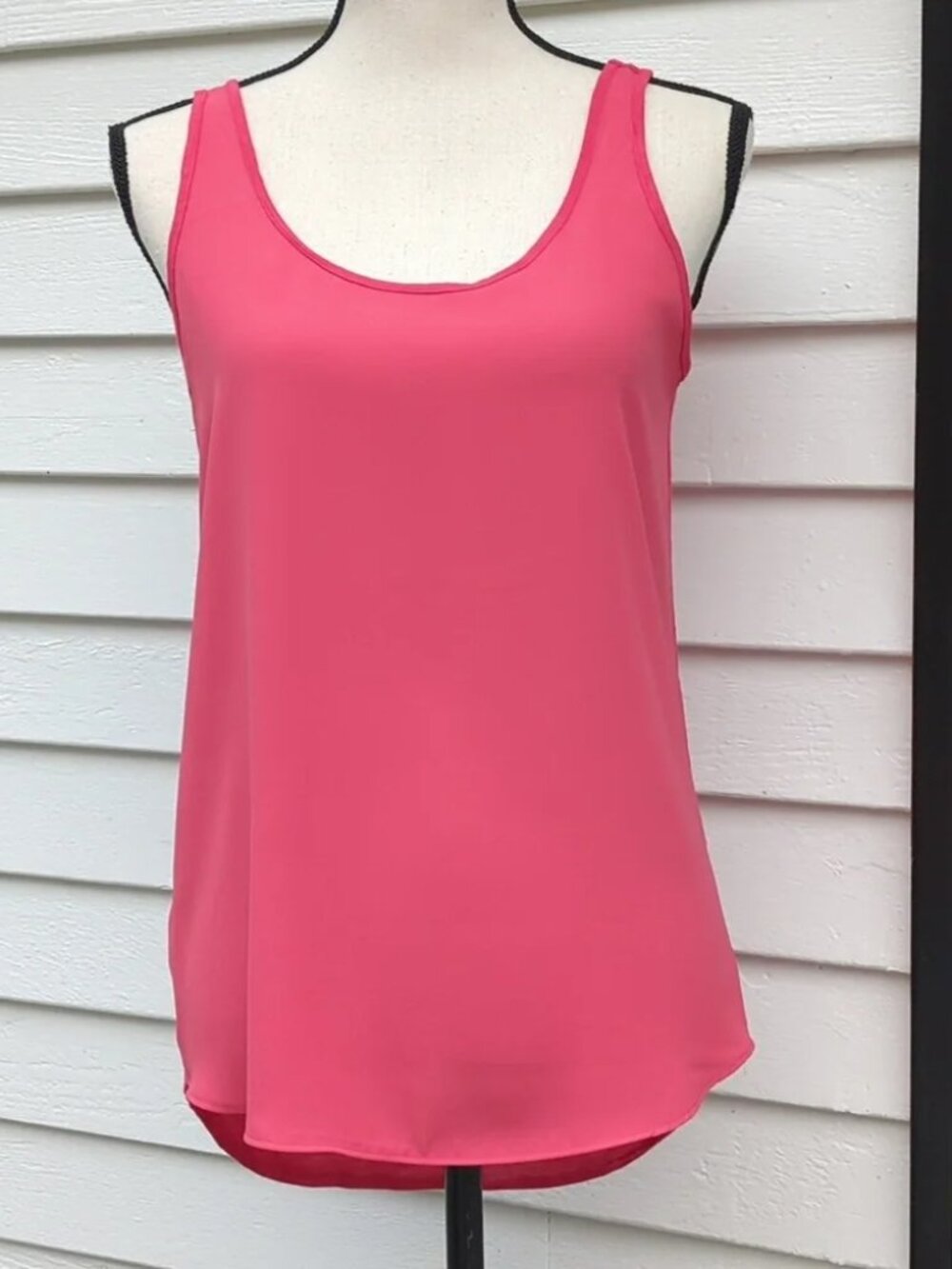 Loft Mixed Media Sleeveless Blouse | Loft Mixed Media Shell Top